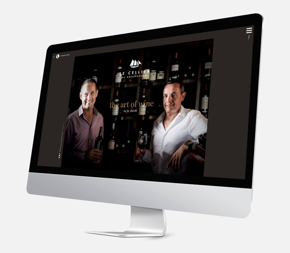 Liight's Website on a laptop